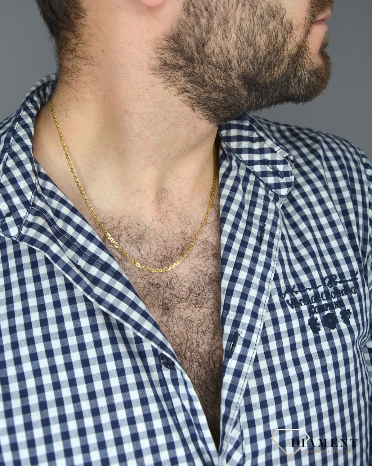 Złoty łańcuszek 585 Figaro Gucci 2 mm DIA-LAN-1236-585 2mm ✅ Złoty łańcuszek o połączeniu dwóch splotów figaro oraz gucci.jpg